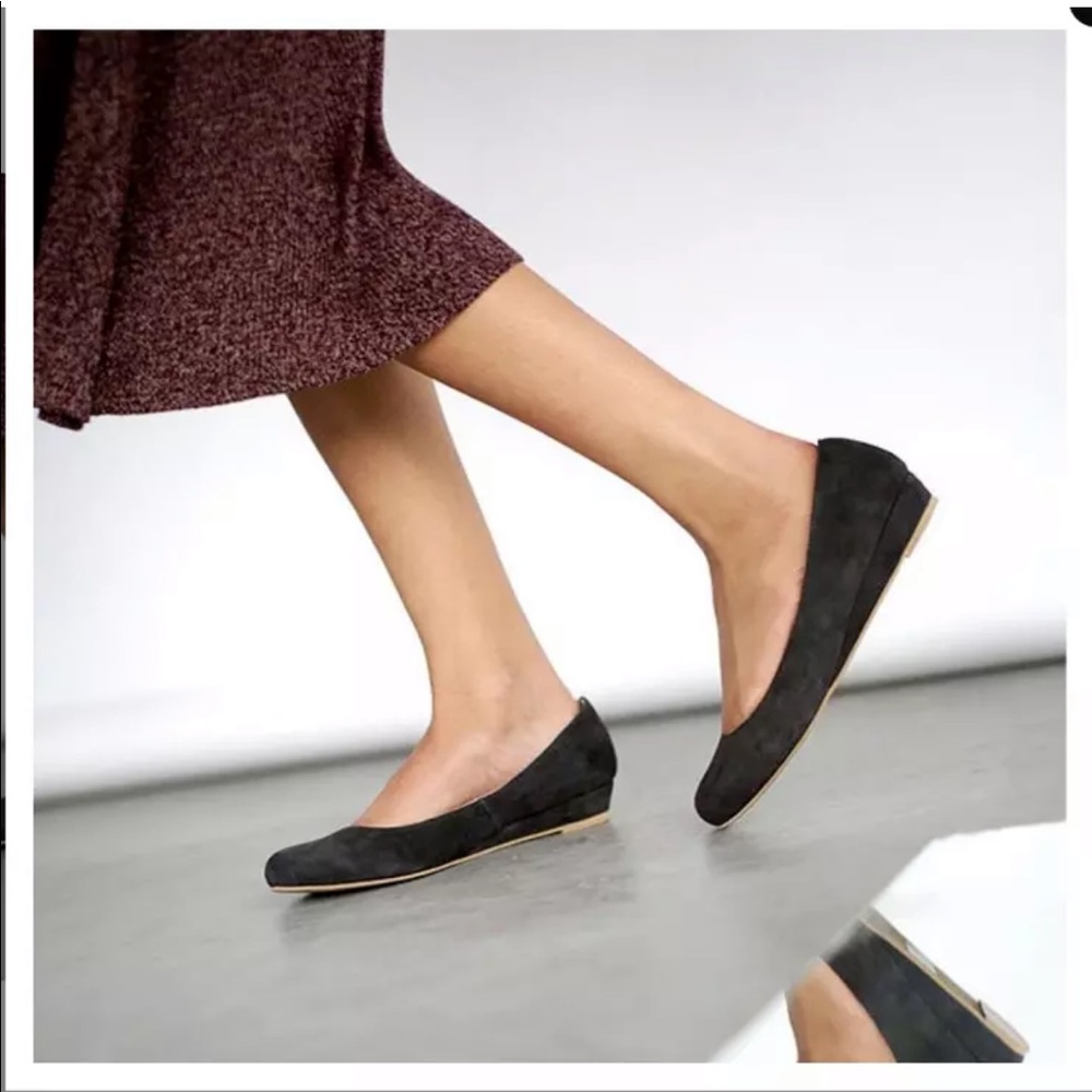 Nisolo Women’s Black Suede Flats Size 6.5